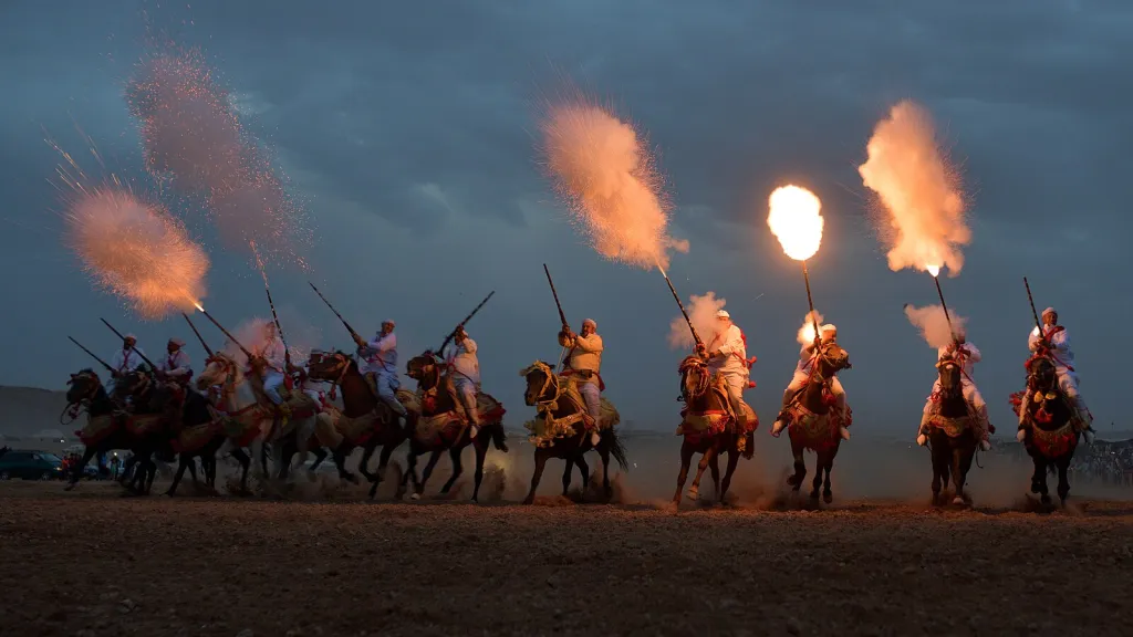 Traditional celebration in Morocco